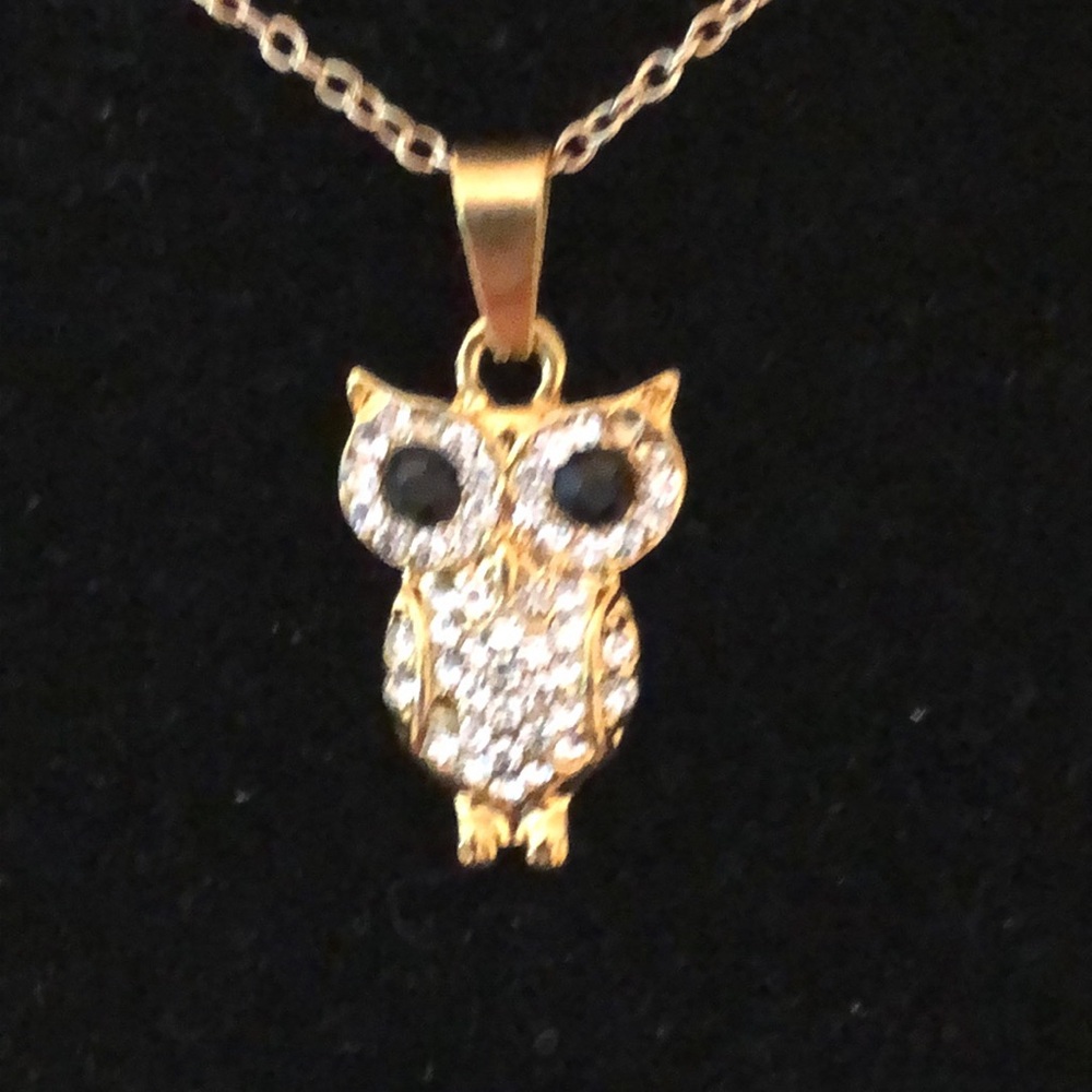 - Owl Pendant Necklace